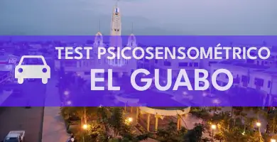 Test psicosensométrico en la ciudad de El Guabo