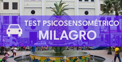 Test psicosensométrico en la ciudad de Milagro