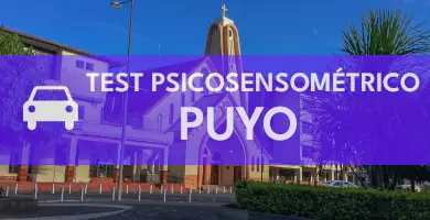 Test psicosensométrico en la ciudad de Puyo