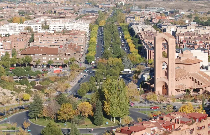 Vista de Pozuelo de Alarcón para el directorio de Empresas de alquiler de maquinaria